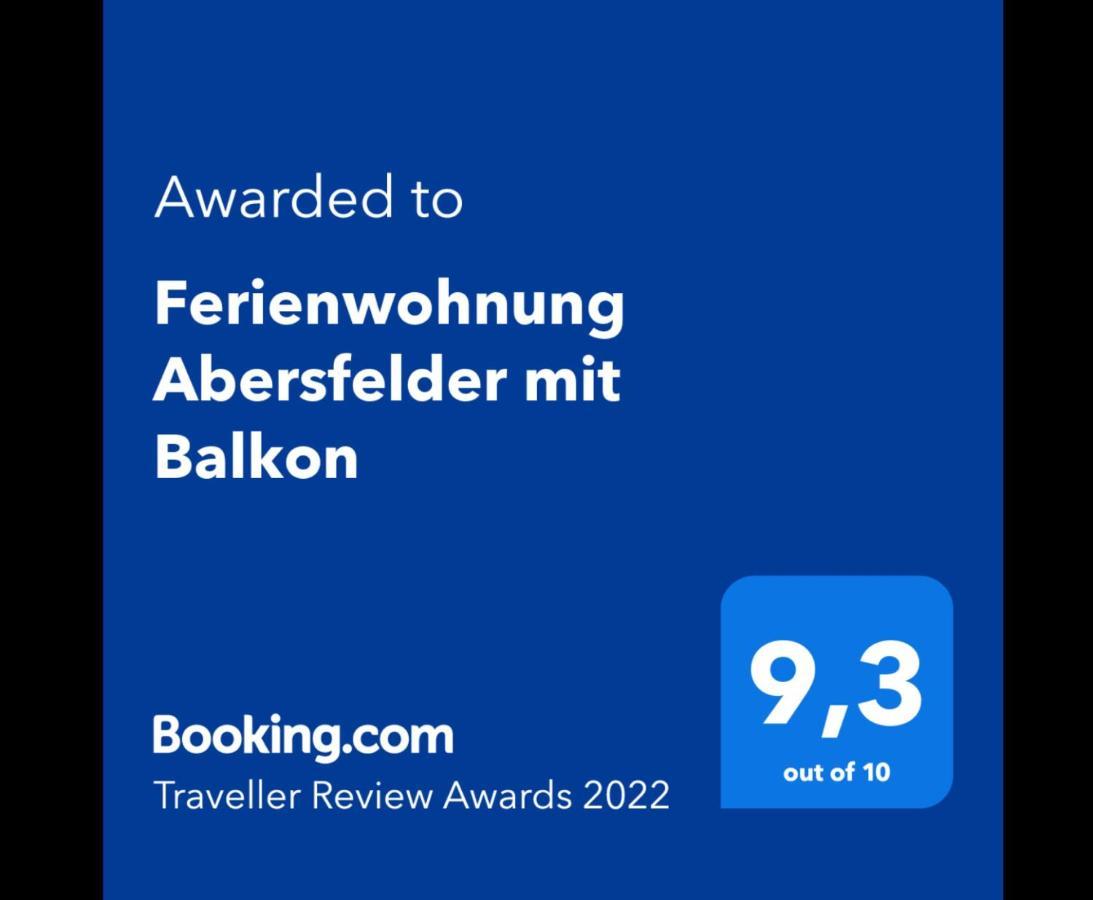 Ferienwohnung Abersfelder Mit Balkon Wildflecken Exterior foto